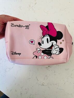 The Crème Shop x Disney Minnie Mouse Pink Cosmetic Pouch